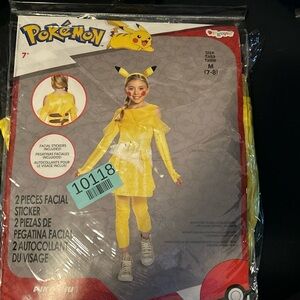 Pokemon Pikachu Kids Costume - Yellow